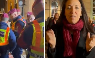 מחאה פרו-פלסטינית קטעה את צילומי הסדרה של ליהיא לפיד