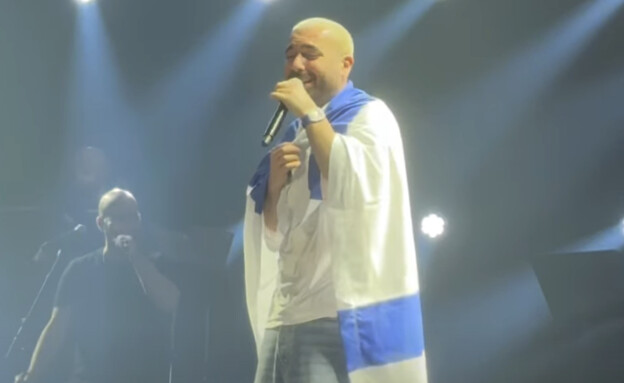 עומר אדם במדיסון סקוור גארדן (צילום: מתוך עמוד האינסטגרם של שרון אדם)