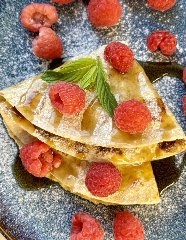 קינוח טורטייה ב-5 דקות (צילום: יעל קצב, mako אוכל)