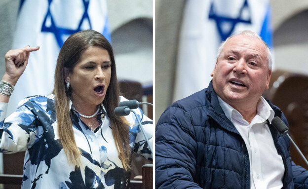 דודי אמסלם, מירב בן ארי  (צילום: פלאש 90)