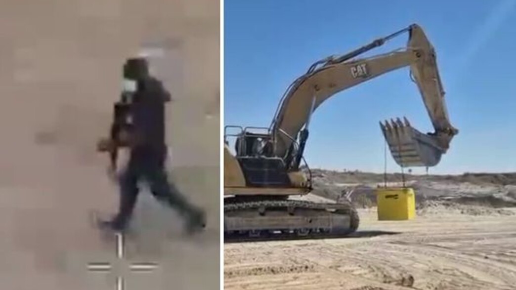 סימון הקו ומחבלים שתועדו 