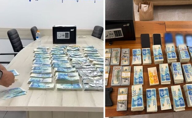 1.4 מיליון שקלים במזומן