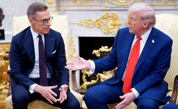 טראמפ עם נשיא פינדלנד אלכסנדר סטוב טראמפ עם נשיא פינדלנד אלכסנדר סטוב