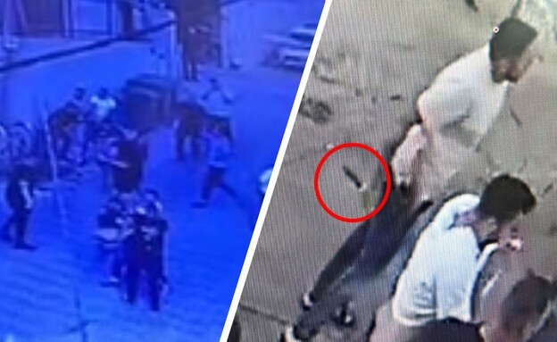 הוויכוח שהפך לקטטה המונית (צילום: דוברות המשטרה)