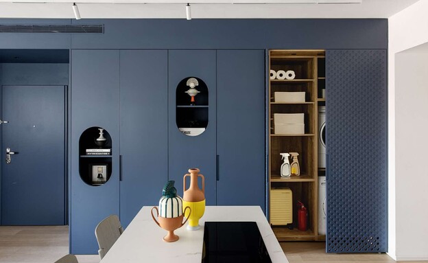 חדרי כביסה בצבע כחול עמוק_עיצוב פנים מאיה שינברגר חדרי כביסה בצבע כחול עמוק_עיצוב פנים מאיה שינברגר