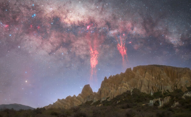 Red sprites (צילום: Dan Zafra, the gurdian)