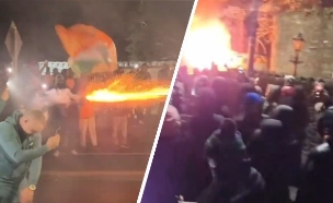 הפגנות אירלנד מהגרים (צילום: לפי סעיף 27א' לחוק זכויות יוצרים)