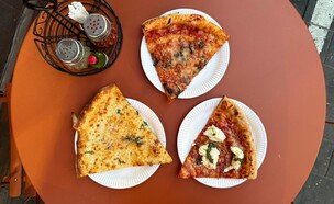 הפיצה הניו יורקית הראשון של ראשון לציון. לואיז (צילום: לין לוי, mako אוכל)