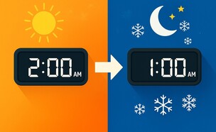 מעבר לשעון חורף (AI: Mako)