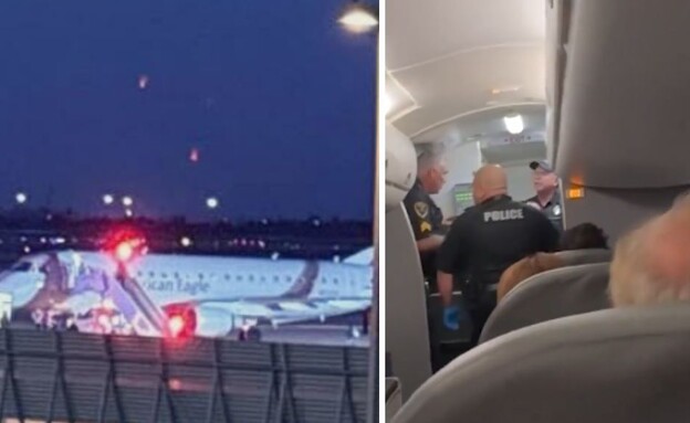 חשב שמנסים לחטוף את המטוס (צילום: צילום מסך)