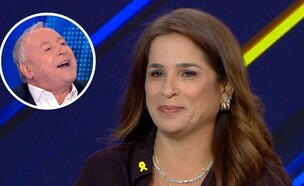 מירב בן ארי, דודי אמסלם (צילום: מירב בן ארי: מתוך "אופירה ולוינסון", קשת 12 | דודי אמסלם: מתוך "פגוש את העיתונות", חדשות 12)