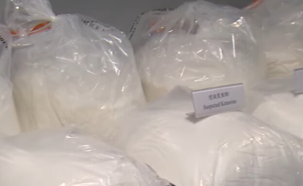 תפיסת הקטמין (צילום: יוטיוב )