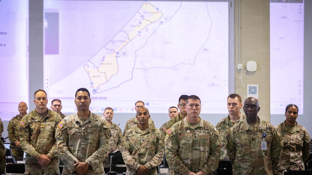 שר החוץ האמריקני מרקו רוביו במפקדה בקריית גת שר החוץ האמריקני מרקו רוביו במפקדה בקריית גת