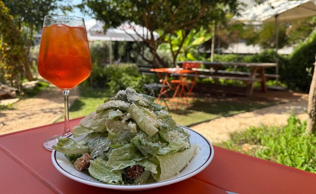 אין ארוחה בלי סלט קיסר. פיצה לילה רמת השרון