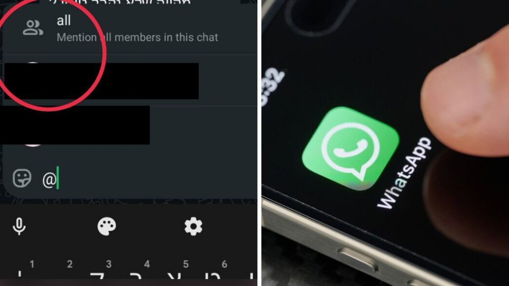 כפתור ה-ALL וואטסאפ