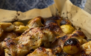  פרגיות ותפוחי אדמה ברוטב חרדל ודבש (צילום: איתי דגן )