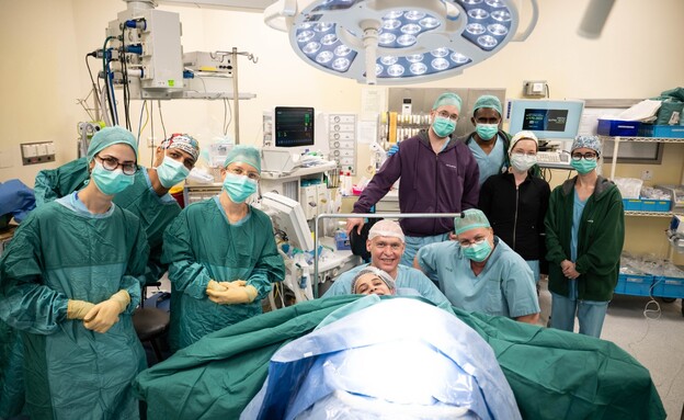 הניתוח בבילינסון (צילום: אלעד גוטמן)