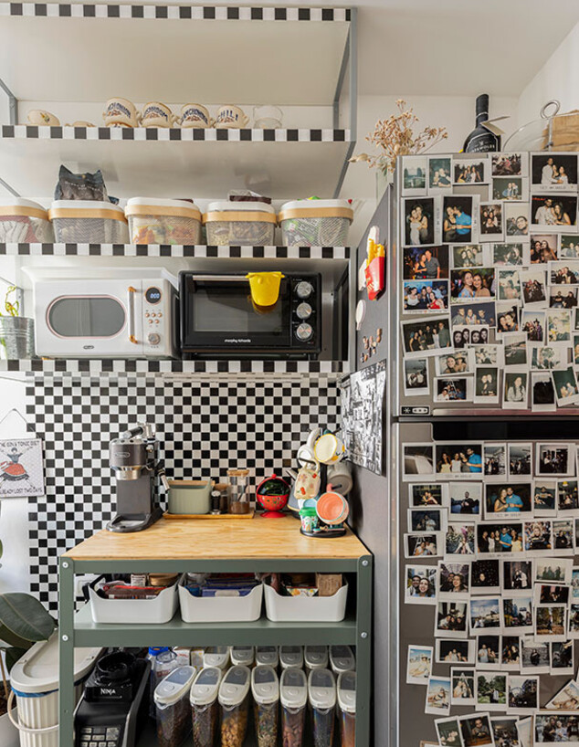 דירת מעצבת ג מטבח פינת קפה 