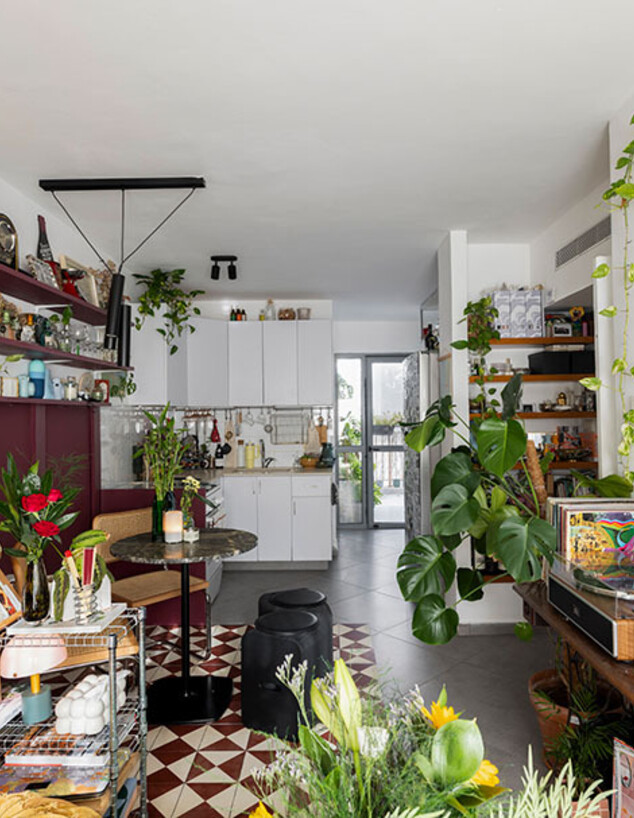 דירת מעצבת סלון 