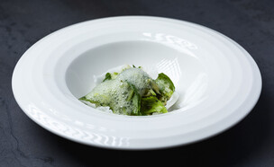 סלט ירקות אוויר של יובל רוזן (צילום: עופר חן)