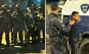 נתפס על חם (צילום: דוברות המשטרה)