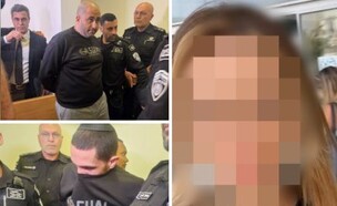 ושני חשודים בפרשה - מאור אלישע ובר אוטמזגין