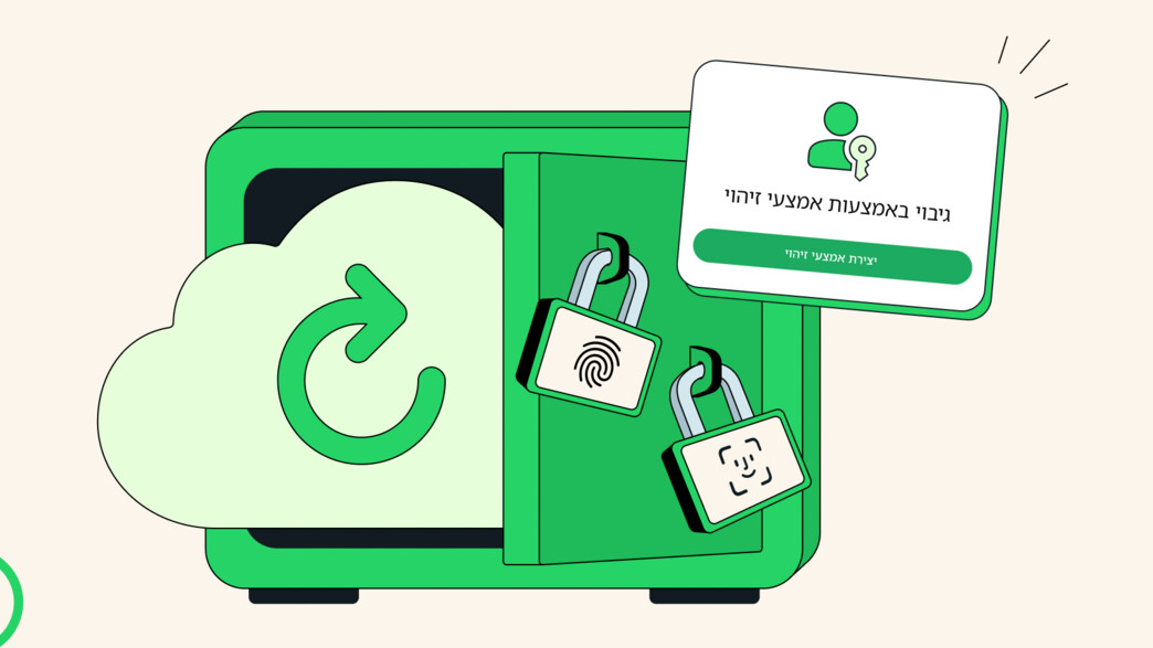 גיבוי באמצעות אמצעי זיהוי, וואטסאפ