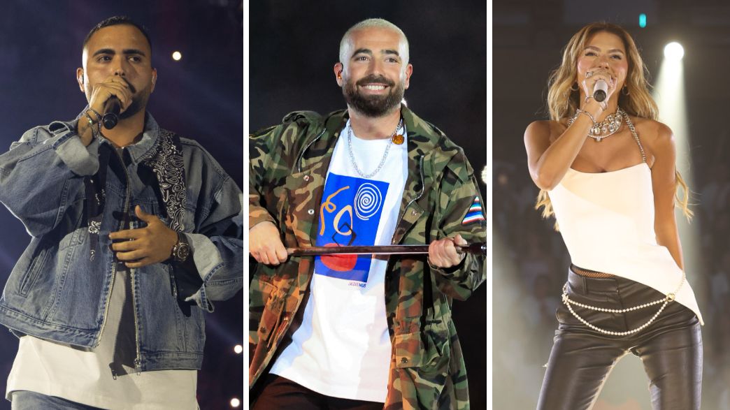 אודיה, עומר אדם ואושר כהן בהיכל מנורה