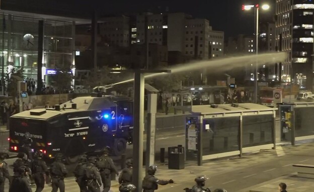 פינוי מפגינים בירושלים פינוי מפגינים בירושלים