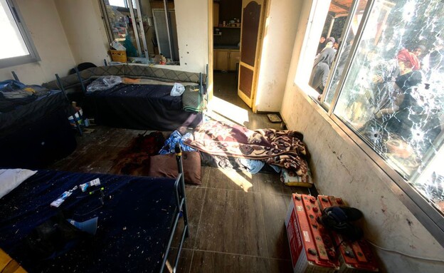 המקום שבו שהה העובד הלבנוני שנהרג