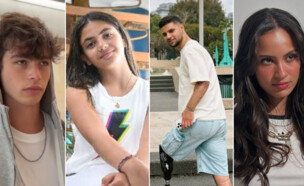 כוכבי סדרות הנוער של 2025-26 (צילום: אמיליה: חורחה נובומינסקי  (באדיבות כאן חינוכית), מתוך האינסטגרם של הילי טולדנו, שליו ביטון, גלעד בן יוסף)
