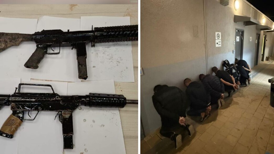 הנשק שנתפס והמעצר הנשק שנתפס והמעצר