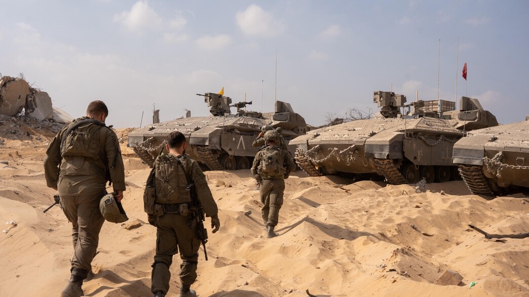 מפעילות כוחות צוות הקרב של חטיבת הנח״ל במרחב הקו הצהוב