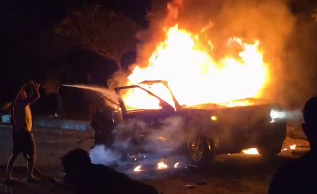 רכב הותקף באזור נבטיה