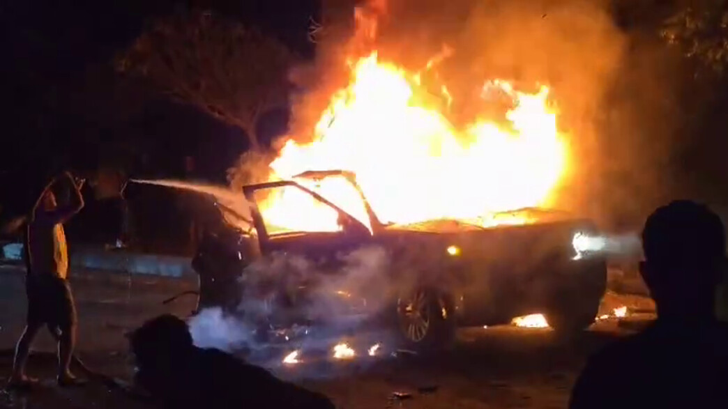 רכב הותקף באזור נבטיה