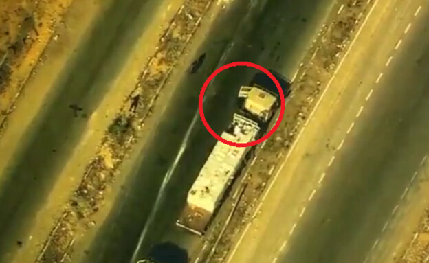 חמושים משתלטים על משאית סיוע