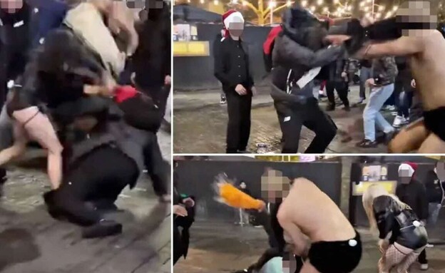 התקיפה במנצ'סטר (צילום: רשתות חברתיות לפי סעיף 27 א')