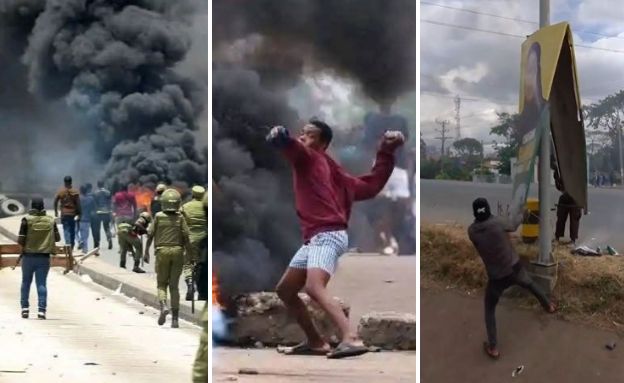 מהומות בטנזניה  (צילום: לפי סעיף 27א' לחוק זכויות יוצרים)