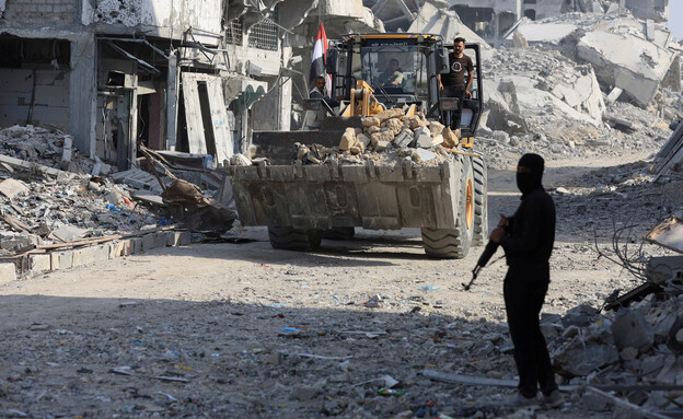 חיפוש אחר חללים חטופים, היום (צילום: reuters)