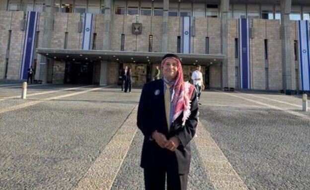 הפעיל הירדני עבדאללה אל-מעלה בכנסת