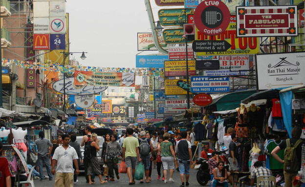 רחוב הקוואסאן בבנקוק, תאילנד