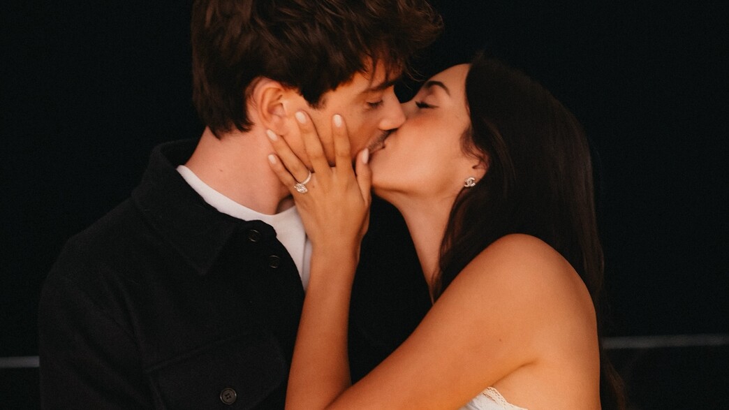 The Formula 1 star and the model got engaged