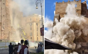 מבנה קרס רומא איטליה (צילום: לפי סעיף 27א' לחוק זכויות יוצרים)