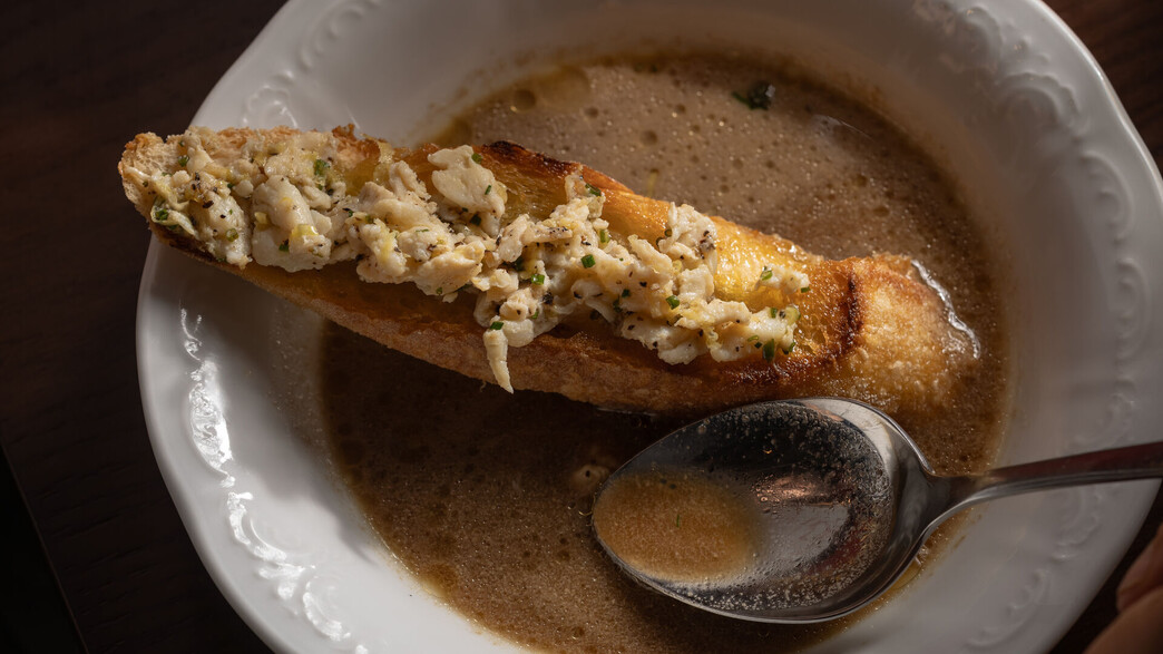 ביסק סרטנים של מסעדת פאלט ביסק סרטנים של מסעדת פאלט