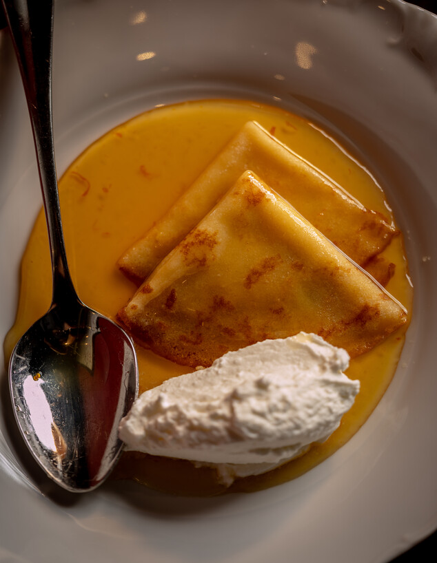 קרפ סוזט של מסעדת פאלט קרפ סוזט של מסעדת פאלט