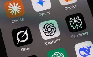  ChatGPT, DeepSeek, Gemini, Copilot, Grok, Claude, (צילום: alexsl, Getty Images)