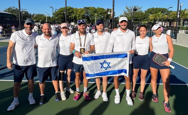 נבחרת ישראל בפיקלבול (צילום: israel pickleball association)