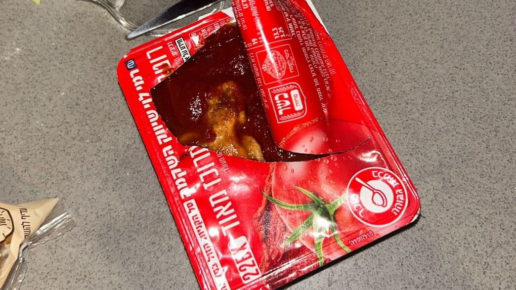 שממית נמצאה ברוטב עגבניות