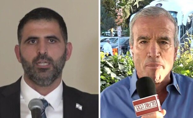 אלעזר שטרן, שלמה קרעי (צילום: אלעזר שטרן: מתוך "חדשות הבוקר")