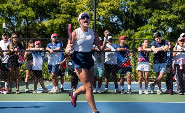 דניז חזניוק פיקלבול (צילום: israel pickleball association)
